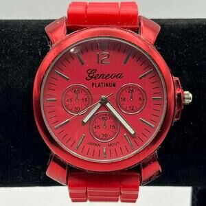 Red Geneva Men’s Watch